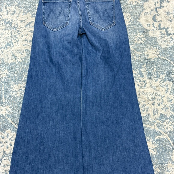 MOTHER Classic Blue Wide Leg Jeans - Picture 6 of 6